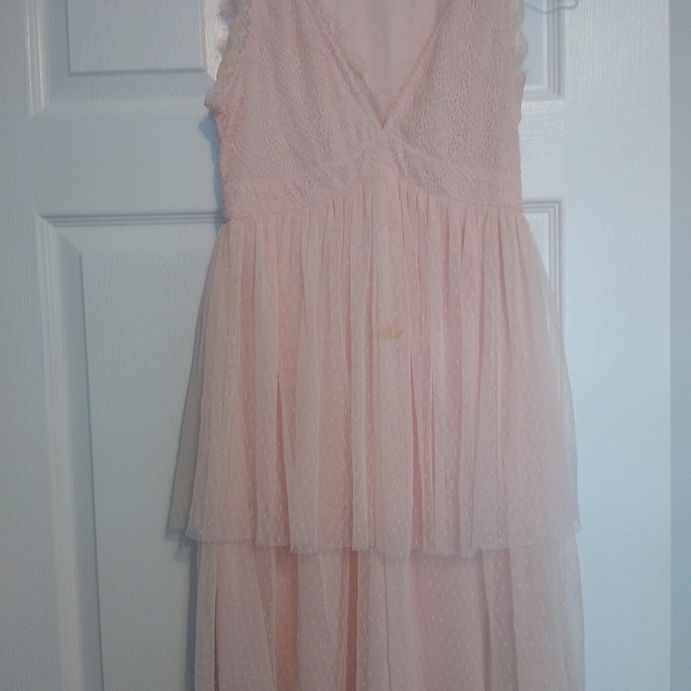 NAO baby pink dress